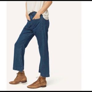 THE GREAT sailor slouchy jeans